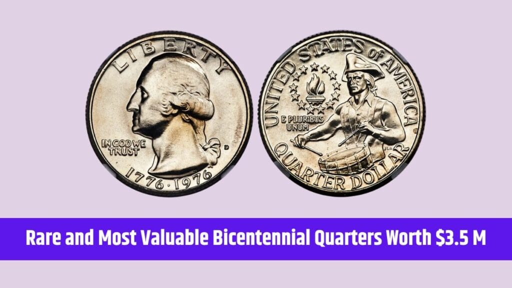 1976-D Bicentennial quarter (double die)