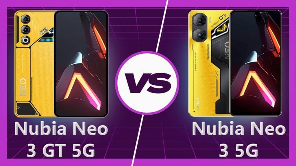 nubia Neo 3 and Neo 3 GT